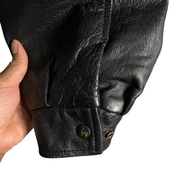 Canada Sportswear Men's Fountain Tire Black Varsity Full Zip Jacket - Picture 10 of 11